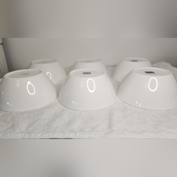Cascade White Bone China Bowls - Picture 2 of 12